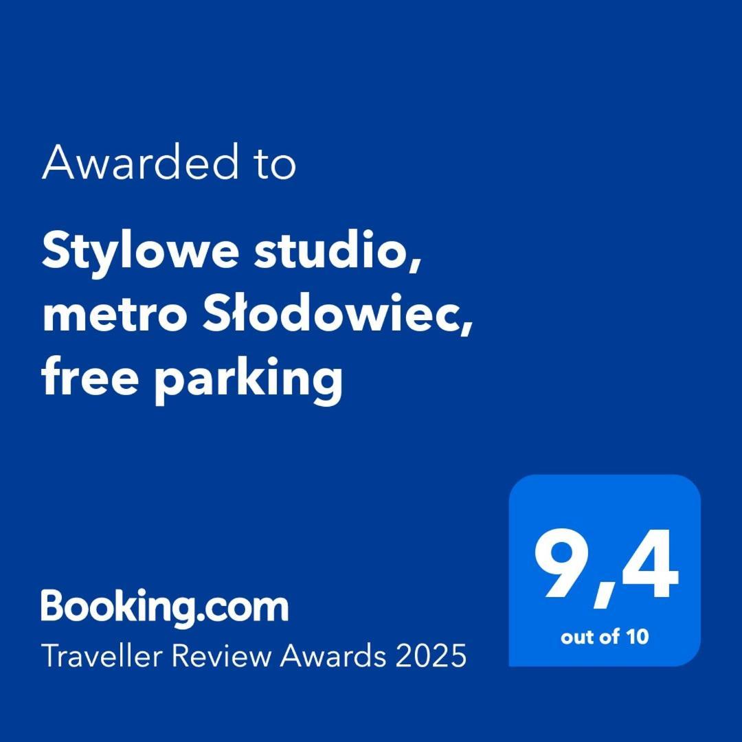 Stylowe Studio Krzemieniecka, Metro Slodowiec, Free Parking By Cosmo Spirit Varşova Dış mekan fotoğraf